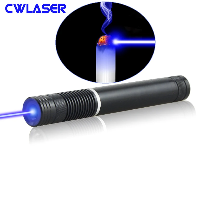 CWLASER 5 в 1 Мощность Фул 3000 МВт реальные 450nm Фокусируемый Синяя лазерная указка