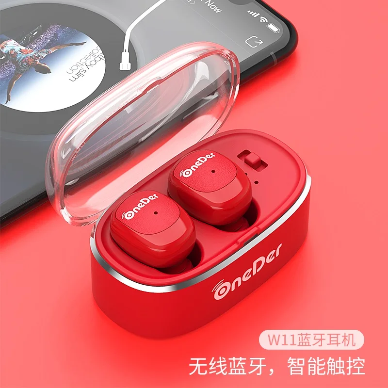 Oneder W11 TWS True Wireless Bluetooth V5.0 стерео технология наушников может использоваться