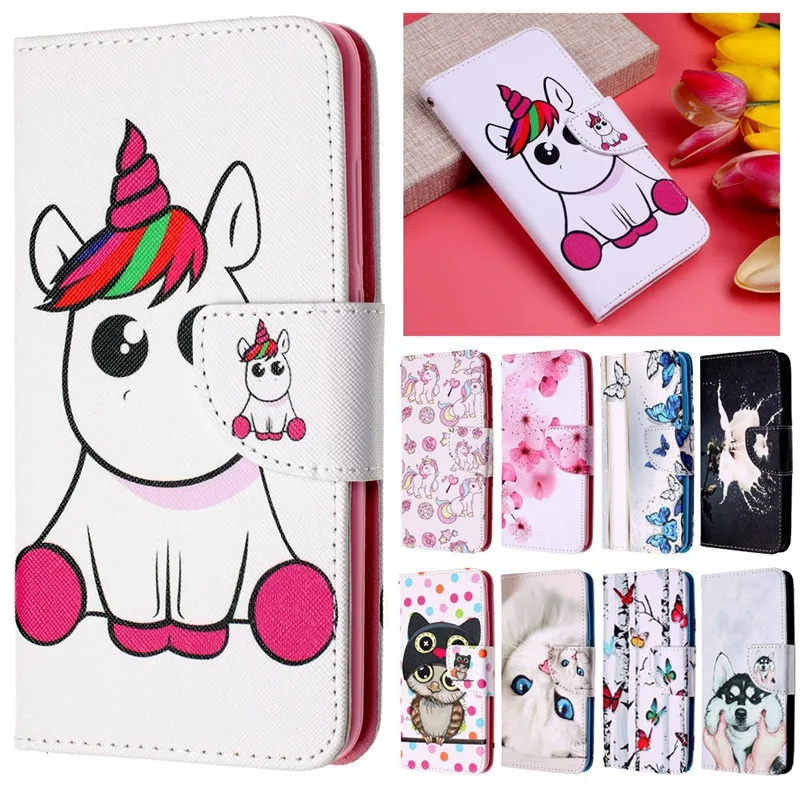

redmi 5 plus Leather Case on for Funda Xiomi Xiaomi Redmi 5 Plus Cover Unicorn Flip Wallet Phone Cases for Xiaomi Redmi 5 Covers