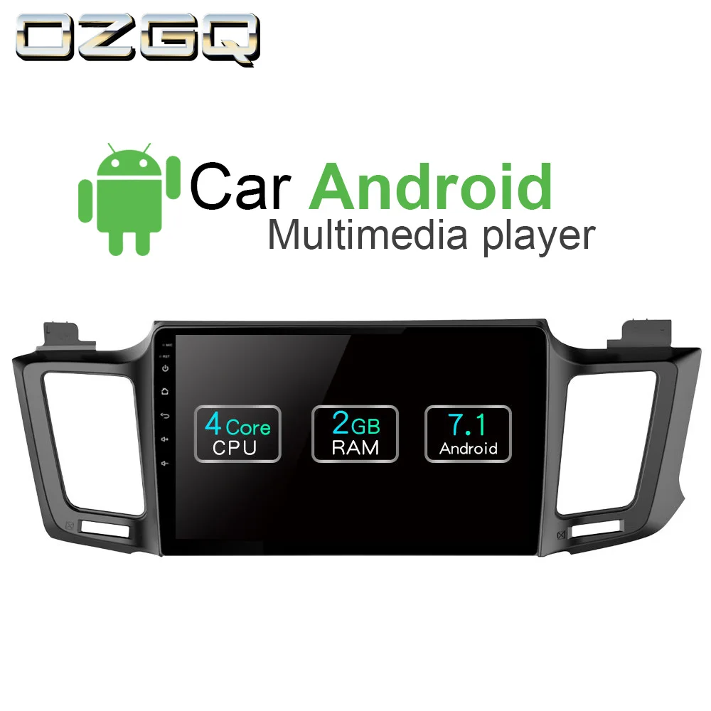 OZGQ Android 7 1 Автомобильный плеер для Toyota RAV4 2013 ~ 2018 HD экран Авто GPS навигация Bluetooth