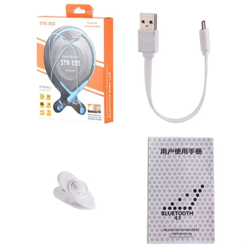 Xctaea Беспроводная Связь Bluetooth В Ухо Наушник Шейным Спорт Стерео Гарнитура Super Bass с