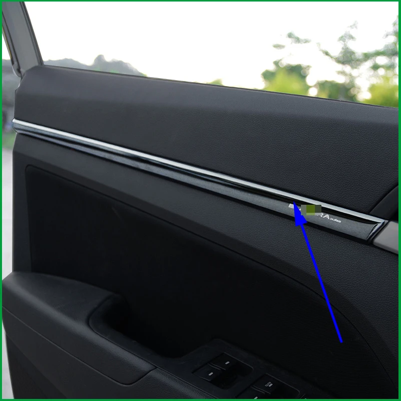 

FOR HYUNDAI ELANTRA AVANTE AD 2017 2018 INTERIOR DOOR HANDLE STRIP MOULDING COVER TRIM STICKER CAR ACCESSORIESS