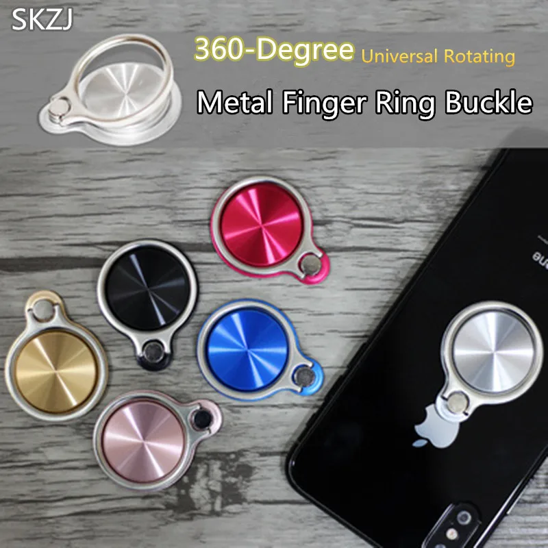 

Magnetic 360-degree Universal Rotating Metal CD Veins Finger Ring Buckle For iPhone X Samsung Xiaomi GPS Bracket Stand Support