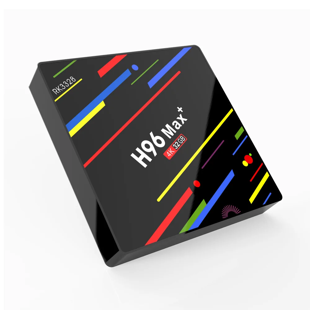 H96 Max Plus RK3328 Android 8.1 TV Box 4GB RAM 32GB ROM USB3.0 Smart Set-top Box Support HD Netflix 4K Media Player