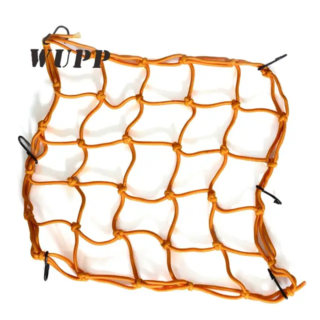 Motorcycle Bike Cargo Luggage Net, Bungee Cargo Net With Plastic Hooks