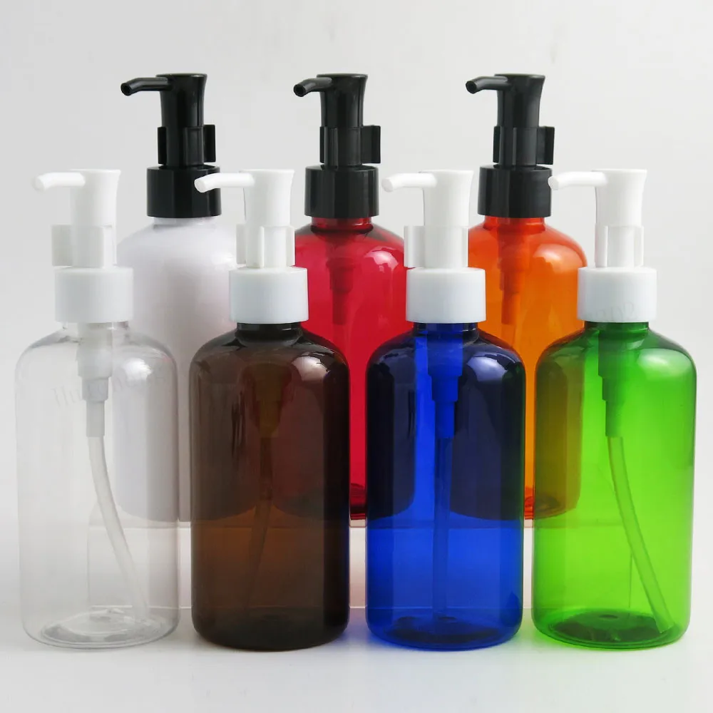2 ミリリットル 7 33 オンス詰め替えクリアアンバー青白緑赤ペットプラスチックシャンプー液体ポンプ 個 Lotion Bottles Bottle With Pumpplastic Shampoo Aliexpress