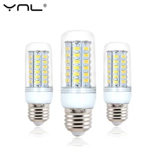 YNL 220V Bombillas LED Lamp Bulb E27 5 24 38 48 56 69LEDs SMD5730 lamparas Lampada de LED High Bright Chandelier Lights