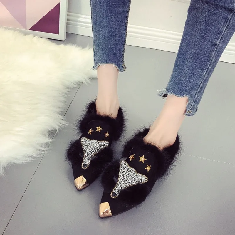cute winter slip on shoes