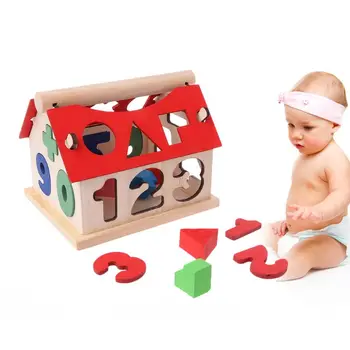 

HBB 1 Set Baby Educational Toys Blocks House Kids Child Intellectual Developmental Building Early Learning Toy Gifts