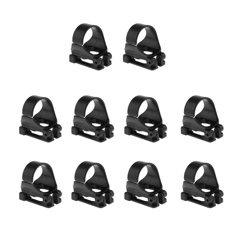 

Bulk 10Pcs Snorkel Keeper Tube Holder for Attachment to Mask Strap - Durable & Long Lasting Snorkel Mask Keeper