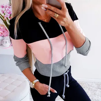 

Women's Winter Autumn Hoodie Sweatshirt Long Sleeve Hooded Jumper Pullover Casual Tops