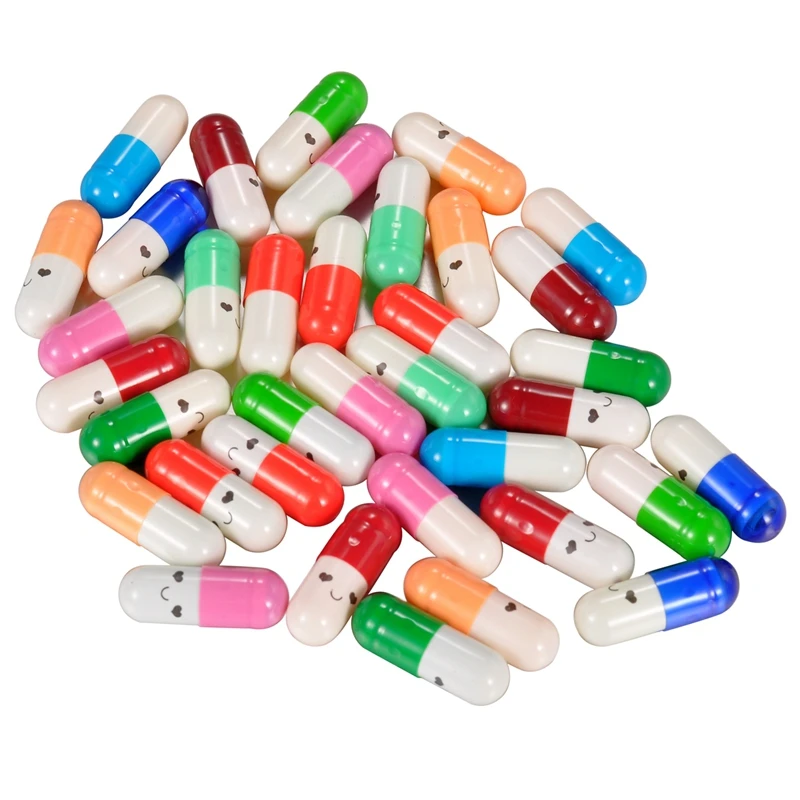

Hoomall 30PCs Storage Bottles Bottle Cute Capsule Mini Paper Message PVC Letter Small Box Wholesale Creative Crafts 21x8mm