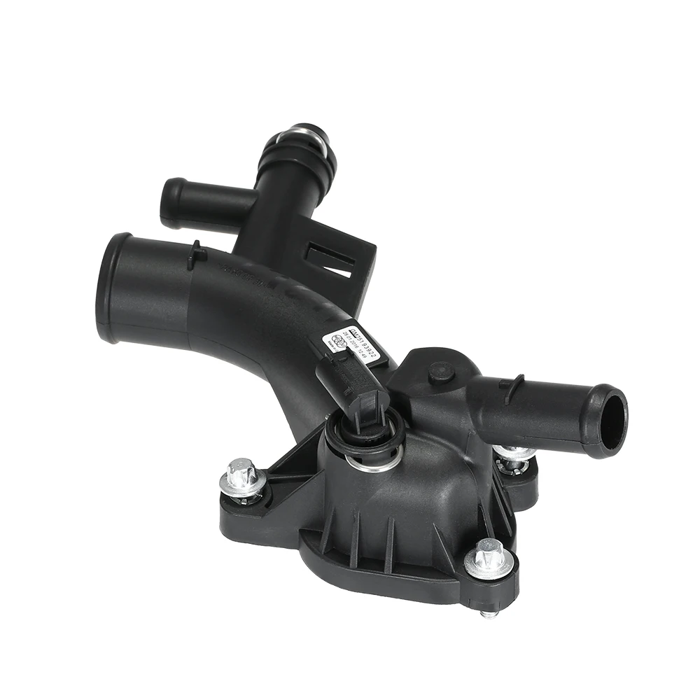 Auto Engine Cooling System Thermostat Housing Water Pump Outlet + Temp Sensor 25193922 Car