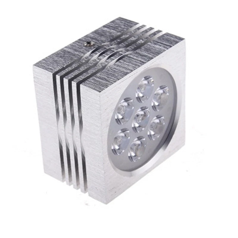 Светодиодный потолочный светильник с квадратным поверхностным креплением, 3 Вт/5 Вт/7 Вт, AC85-265V, свободный потолочный светильник для гостиной, стены, коридора, потолочный точечный светильник