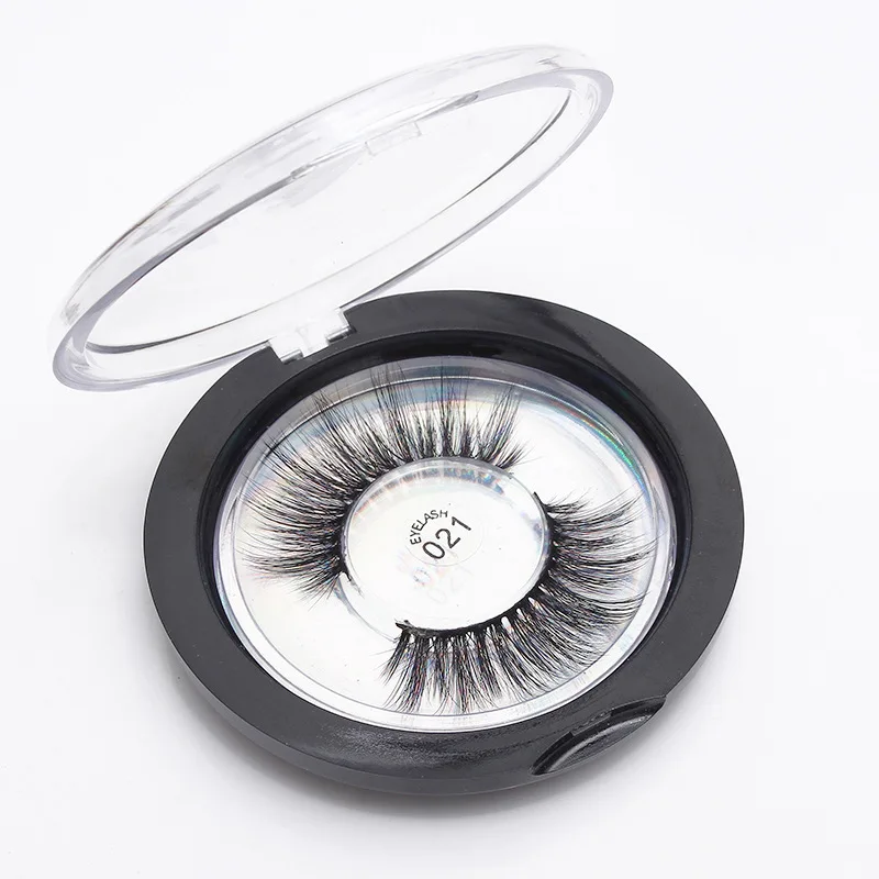 50pcs/lot 021 Natural Long Mink Eyelashes 3D False Eyelash Lashes Volume Soft Fake Eye Extension | Красота и здоровье