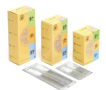 

free shipping yunlong non-Disposable silver handle acupuncture needle 200 pcs/box reusable acupuncture needle
