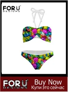 Forudesigns 2017 свежий бикини подростков Молодежные купальный Купальники для малышек Для женщин бандо с низкой талией VS купальник Цвет полоса