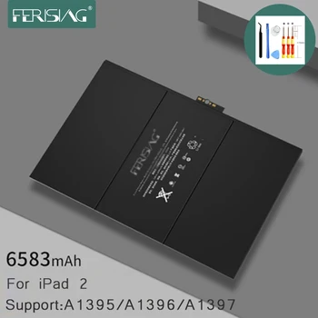 

FERISING for Apple iPad 2 2nd Tablet Battery 2020 New Original Generation A1395 A1396 A1397 Replacement Kit battery with Tools