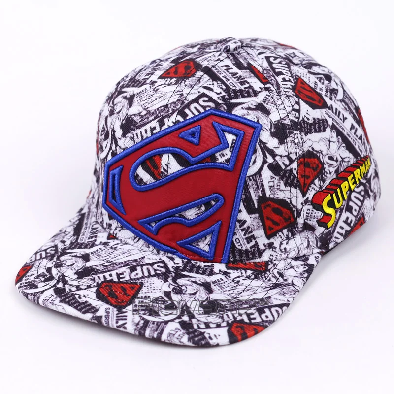 

DC Super Hero Superman Baseball Cap for Men Women Fashion Brand Snapback Hip Hop Caps