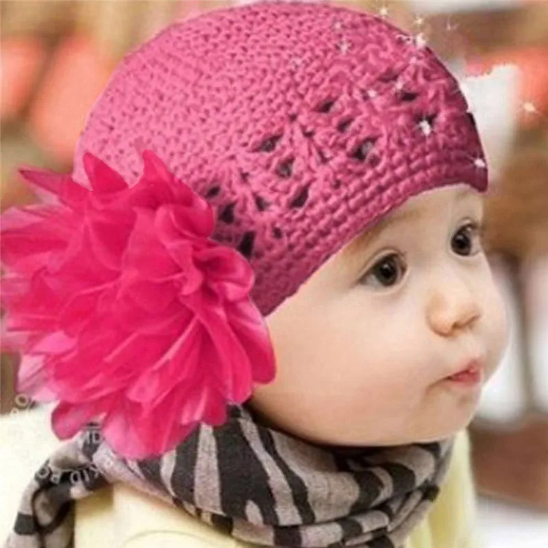 

Kids Baby Girls Lovely Headwear Flower Toddlers Infant Beanies Cap Hats Photo Dress Baby Hair Band Headband Headwear Hat 3M-3Y