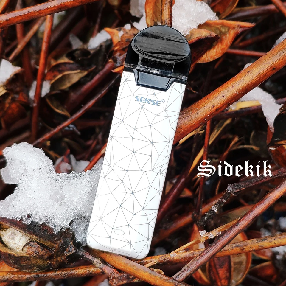 Original portable Sense Sidekik Pod Starter Kit with 2ml Capacity pod 460mAh battery Air-draw Switch E cig VS MINIFIT Nord Kit (5)