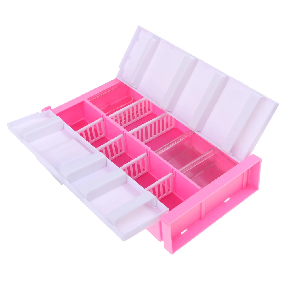 Handmade Miniature Kitchen Fridge for 1/6 Action Figures  Dolls House Furniture Decoration