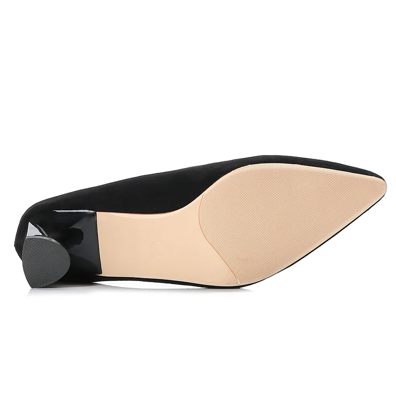 Glglgege-New-Pointed-Top-Woman-Shoes-Faux-Suede-Pump-Sexy-Thick-Heeled-Work-Shoes-Shallow-Mouth