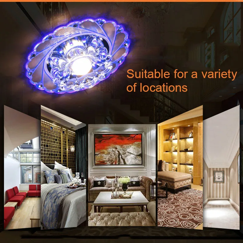 

LED Ceiling Light Lamp Round Energy Saving For Corridor Home Living Room Kitchen CLH@8