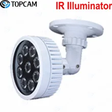 ИК-осветитель 20-100 метров 9 шт. 42U Массив ИК светодиодный угол света 6~ 90 градусов дополнительная мощность AC DC12-24V для камеры видеонаблюдения