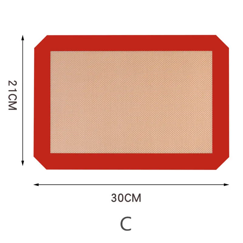 30*21 см кухонный силиконовый коврик для выпечки, антипригарная форма для выпечки, коврик для помадки, макарон, печенье, стеклянные волокна, коврик, кондитерские инструменты, аксессуары