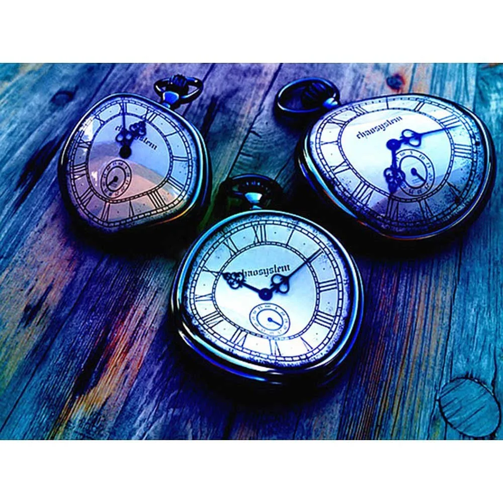 Diamond Painting Full Square Pocket Watch Cross Stitch Embroidery Rhinestones Home Decor Mosaic Gift | Дом и сад