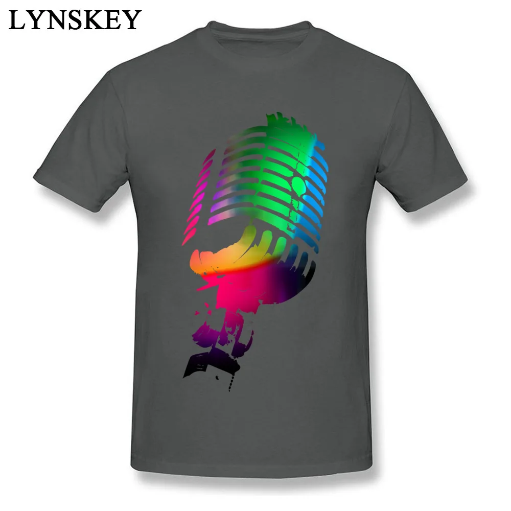 O Neck 100% Cotton Male T-shirts Casual Short Sleeve Tops Tees 2017 Newest Street Tee Shirt The Neon Microphone Top Quality The Neon Microphone carbon