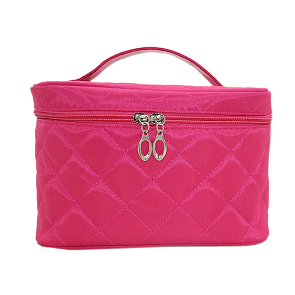 Fashion Lady Multi Functional Cosmetic Bag Women makeup Bag Insert With Pockets Toiletry Pouch ...