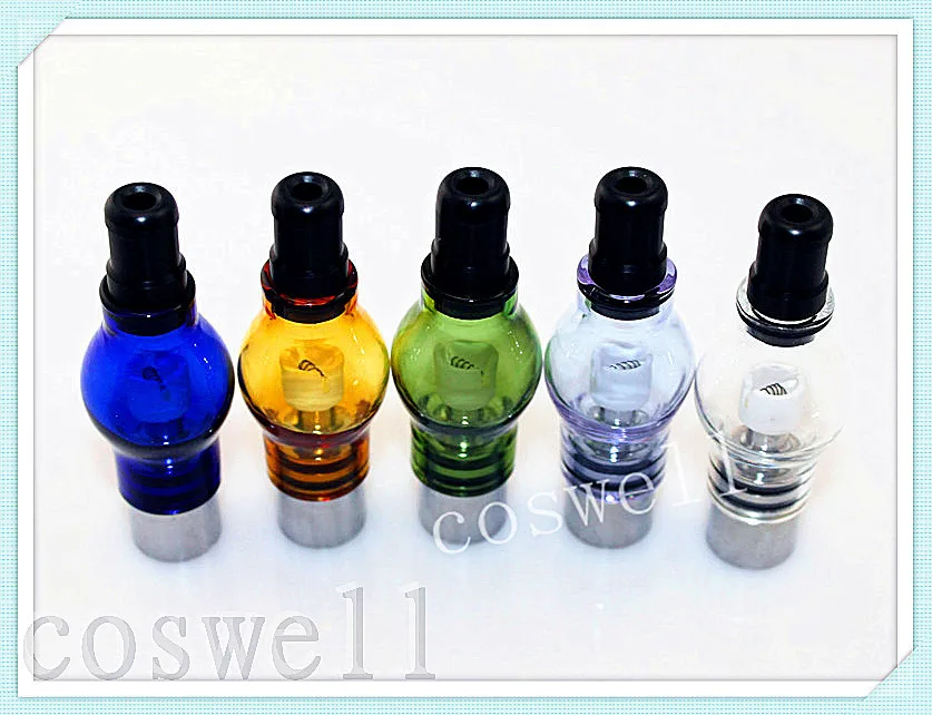 10pcs Glass Bubbler Atomizer Ceramic Coil Head Glass Globe Rebuildable