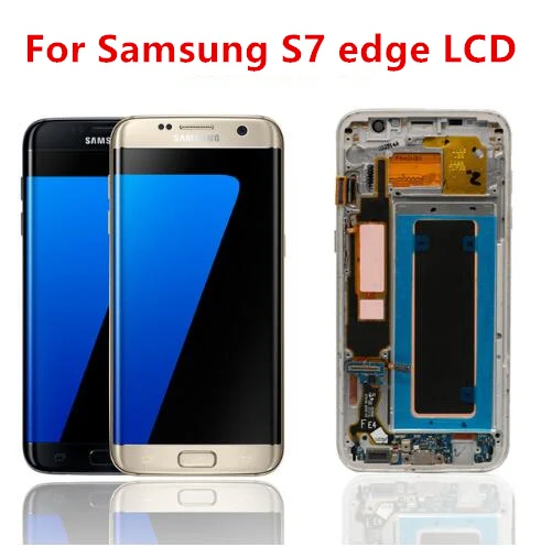 

For Samsung Galaxy S7 edge G935 LCD Screen Display with Burn Shadow Touch Screen Digitizer Assembly Replacement Repair Part