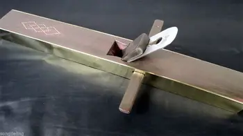 

1pcs brass wrap blackwood big plane, Flat-fell seam plane,cut width 2 1/4"
