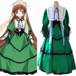 Бесплатная доставка аниме Rozen Maiden Косплэй мультфильм Sui sei Секи Джейд Стерн Cos Хэллоуин вечерние мужские и женские Косплэй костюм