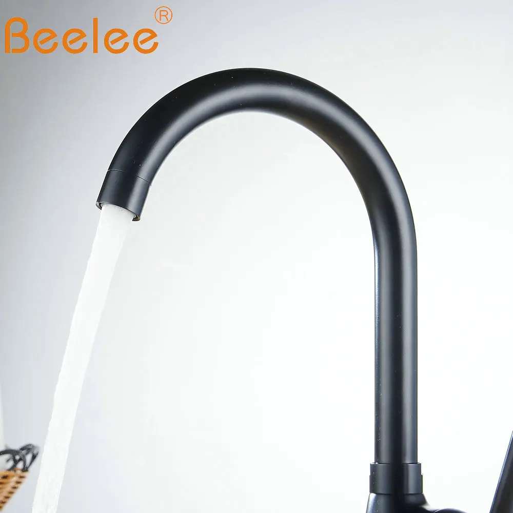 Beelee смеситель для кухни вращающийся на 360 градусов Однорычажный раковины