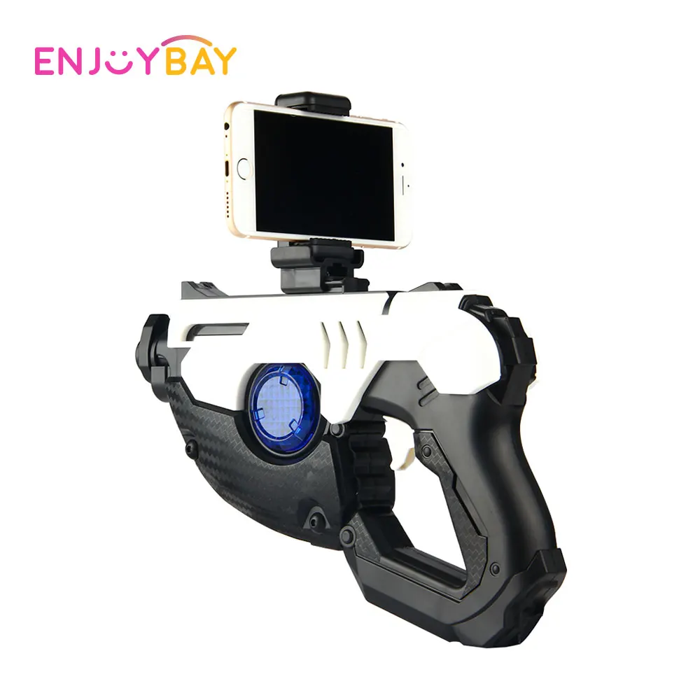 Enjoybay 3D AR Пистолеты игрушка телефон съемки игры ручки контроллеров Bluetooth пистолет с сотовый телефон стенд держатель для iPhone Android