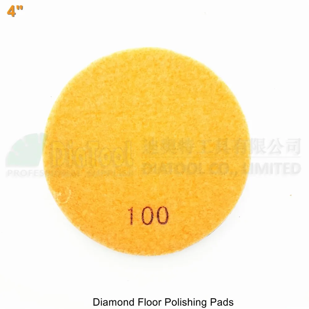 9pcs 100mm  diamond floor sanding disc #100 SA622 4" Resin bond diamond floor polishing pads
