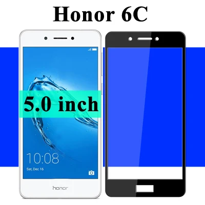 Honor 6c Pro Защитное стекло для huawei 6a защита экрана 6x Honer 6 A C X Закаленное C6 Honor6a Броня 6cpro дисплей A6 полный X6 - Цвет: For huawei honor 6c