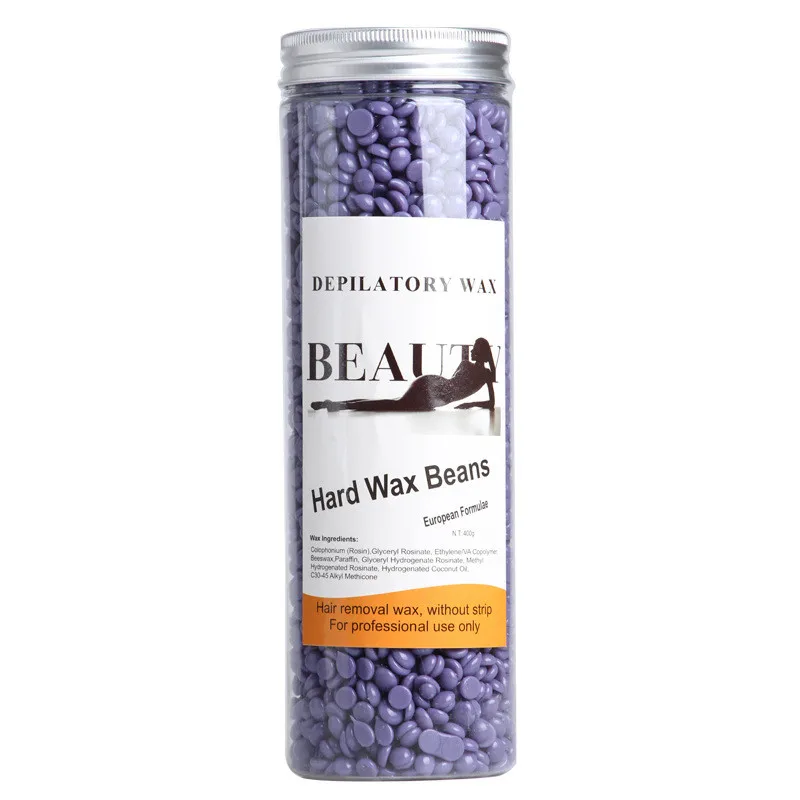hot film hard wax beans pellet waxing bikini hair removal wax 400g hot film hard wax beans pellet waxing bikini hair removal wax 400g purple lavender taste depilatory wax for beauty treatment in hair removal cream from