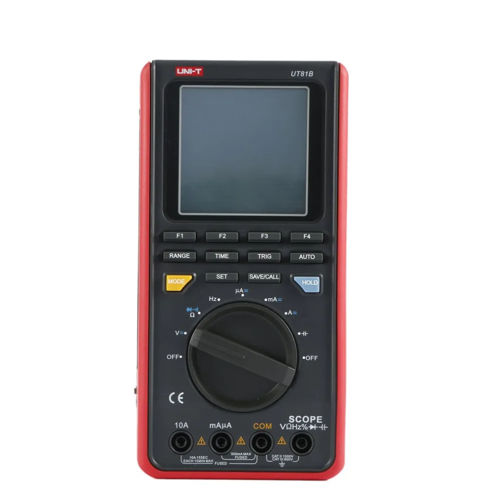 

UNI-T Scope Digital Multimeters Mini Oscilloscope DC/AC Volt Amp Oh Intelligent Multitester High Sensitivity USB Interface