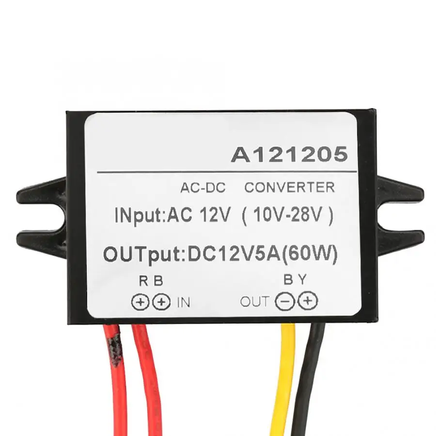 AC 10-28V к DC 12V преобразователь AC-DC понижающий модуль питания