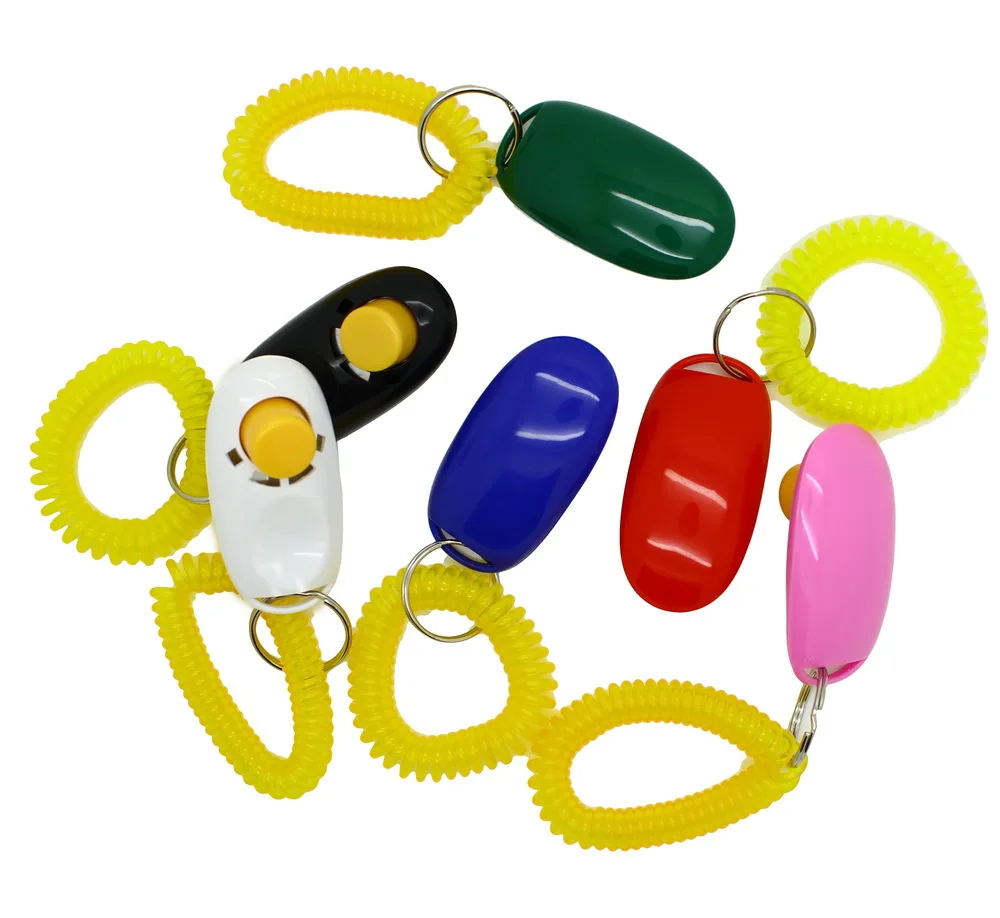 10pcs/lot Mini Dog Pet Click Clicker Training Trainer Aid ...