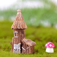 10 шт. смолы мультфильм замок украшения для аквариума замок башня украшения Лесной дом аквариум аксессуары украшения