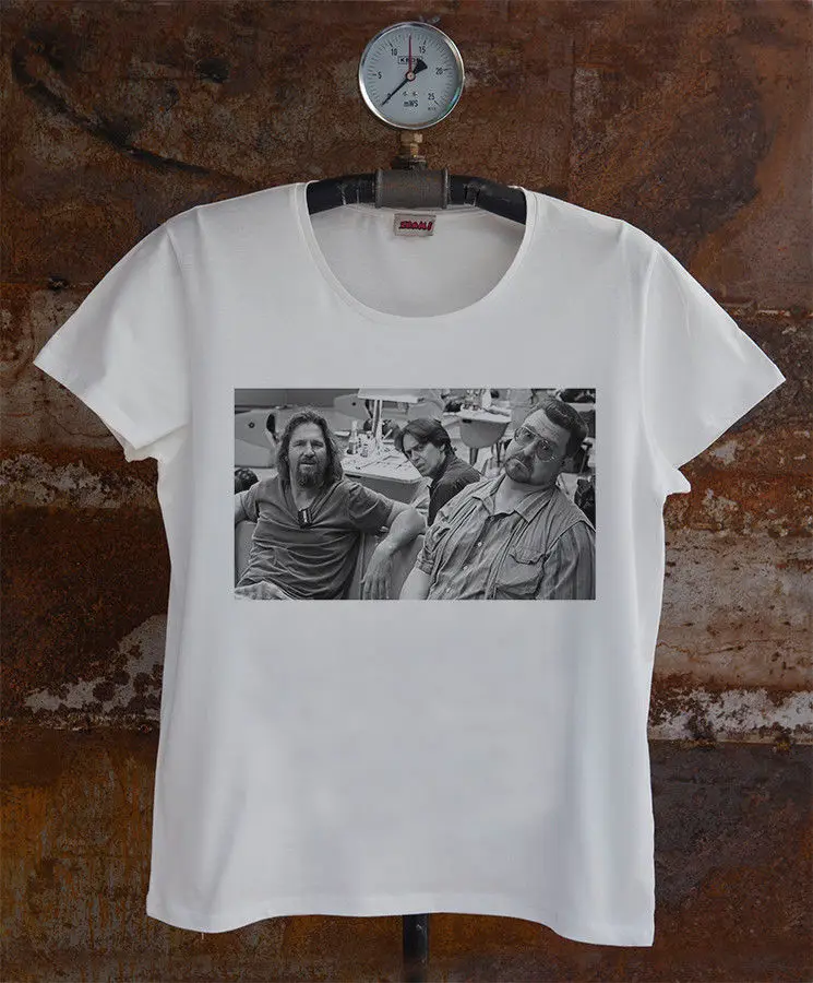 Мужская футболка с надписью The Big Lebowski * Dude Walter Sobchak Theodor кожаная в хорватском стиле