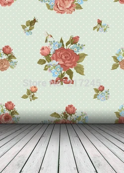

Art Fabric Photography Backdrop Floral Custom Photo Prop backgrounds 5ftX7ft D-2248