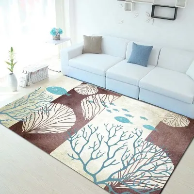 Multicolour 6mm ultra-thin 3D carpet living room coffee table carpet Can be sofa mats bedroom rectangular rug Medit plush rug decorative carpet plush carpet