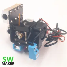 Swmakr Reprap Prusa i3 Anet A8 3D принтер Автоматическое Выравнивание Экструдер в сборе комплект с силиконовым носок все металла каретка экструдера